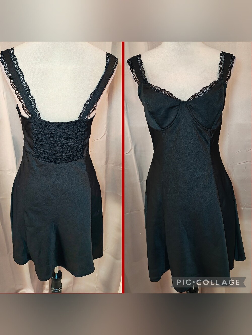 💋ASTR The Label 'Alva' Lace Trim Mini Dress💋